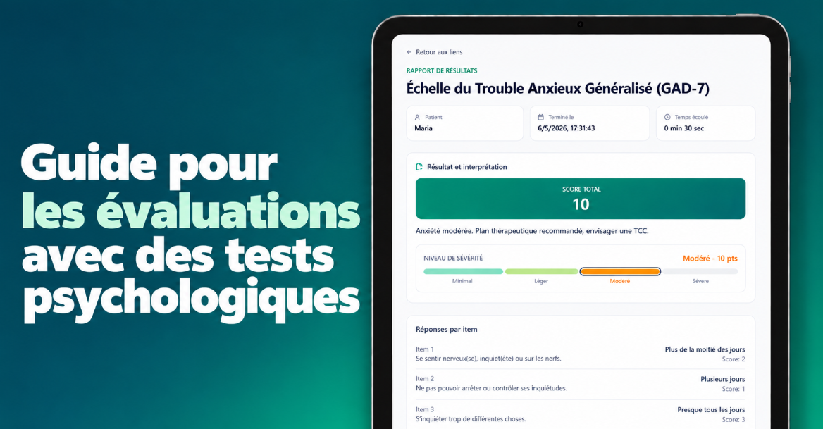 Pack d'évaluation psychologique (Psicotest)