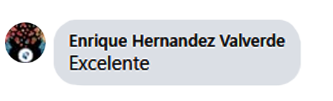Comentario de Enrique Hernandez Valverde: Excelente